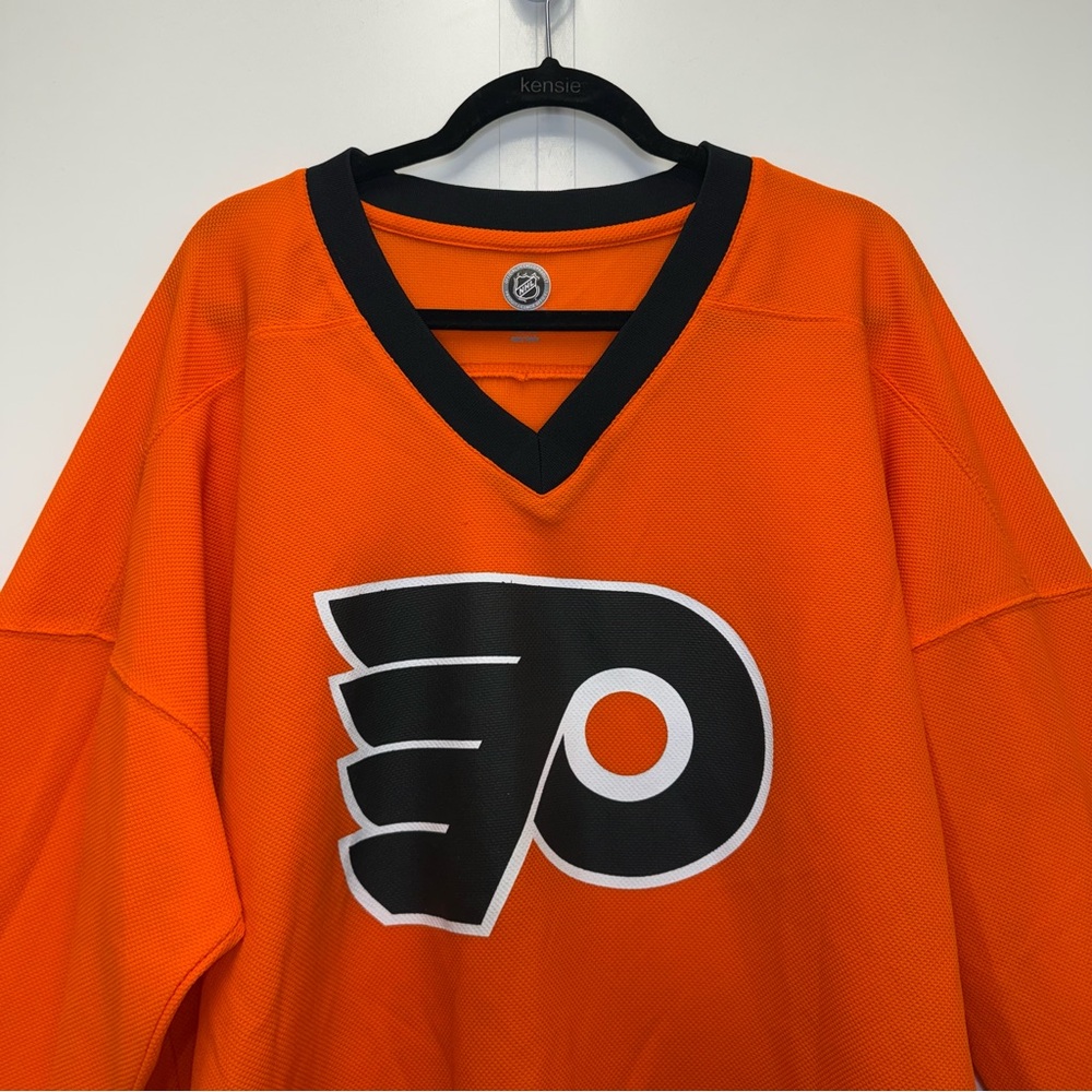 NHL Philadelphia Flyers Long Sleeve Blank Hockey Jersey Unisex Size Extra Large - Picture 2 of 8